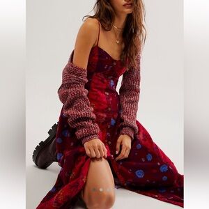 Free People Gail Midi Dress (size XS)